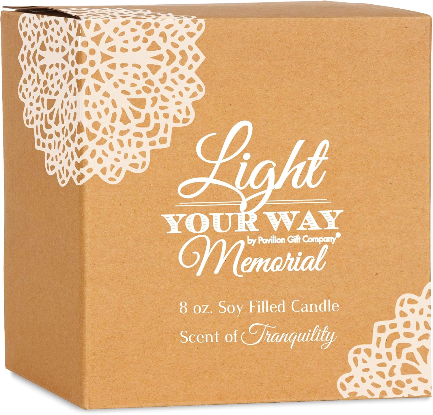 Pavilion Bereavement Candle – 8oz, Cream