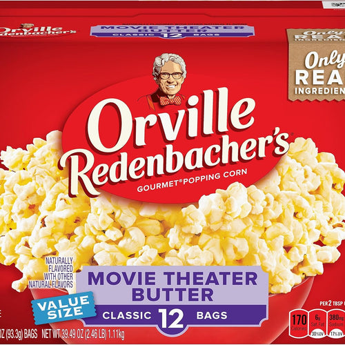 Orville Movie Theater Butter Popcorn – 12ct
