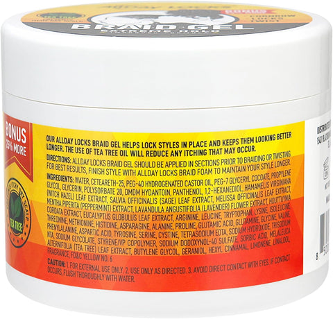 AllDay Locks Extreme Hold Gel – 5 Ounce