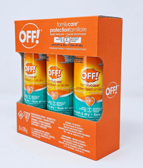 OFF! FamilyCare Insect Repellent – 3 x 170g