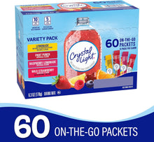 Crystal Light Drink Mix Variety Pack, 60 Ct