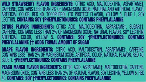 Crystal Light Energy Drink Mix, 44 Pack