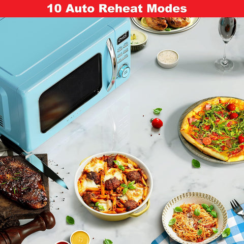 Galanz Retro Microwave – 0.7 cu ft, Blue