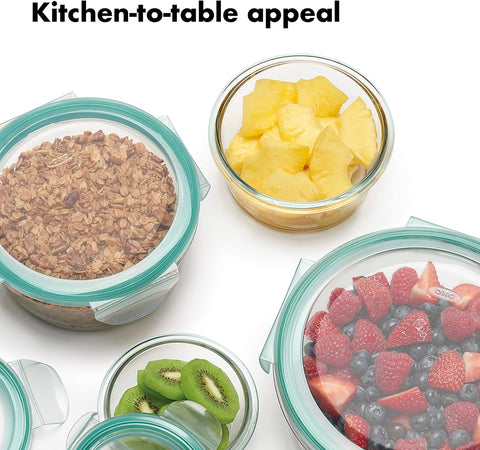 OXO Smart Seal Glass Container Set – 8pc