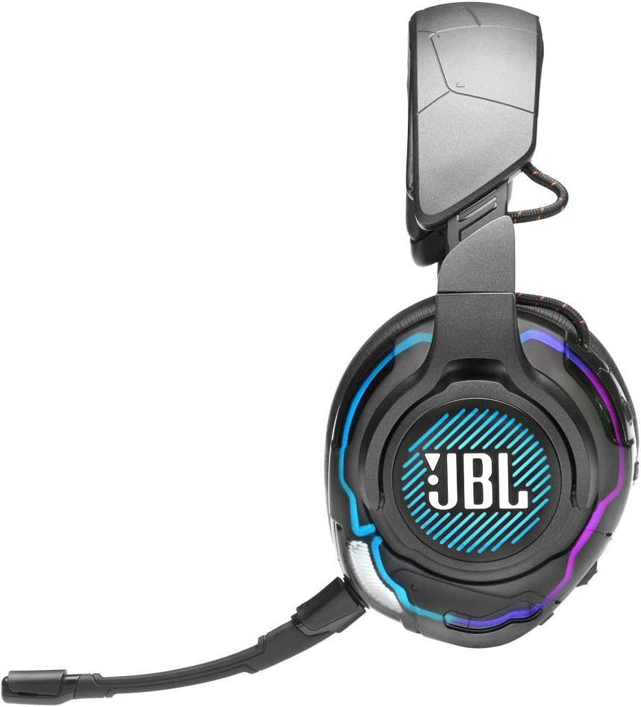 JBL Quantum ONE Wired Over-Ear Professional Gaming Headset with Head-Tracking Enchanced JBL QuantumSPHERE 360 - Black